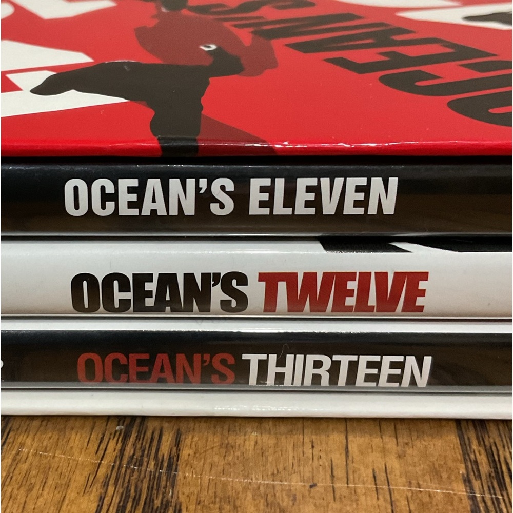OCEAN’S 11, 12 & 13 DVDs 📀 set George Clooney, Brad Pitt, Matt Damon&Andy Garcia